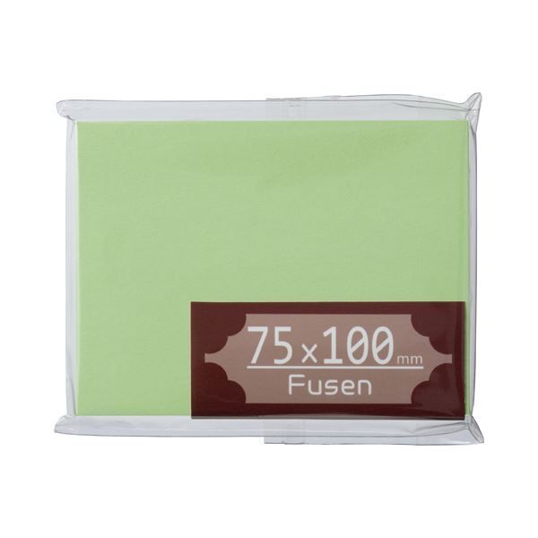 まとめ TANOSEE ふせん 75×100mm うぐいす 1冊 ×30セット