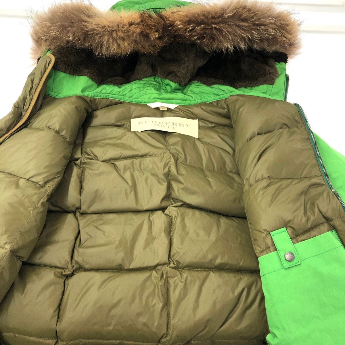 良好 Burberry Brit バーバリーブリット ダウンジャケット サイズ:XL 