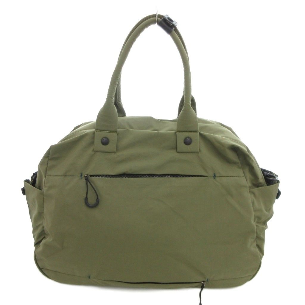 ohga ボストンバッグ 別売ショルダー付 ベージュ ベージュ系