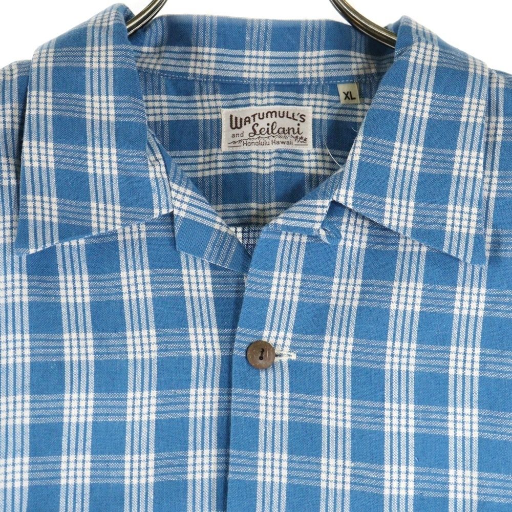 NO BRAND (ノーブランド) PALAKA CHECK SHIRTS SS37588 パラカ半袖  