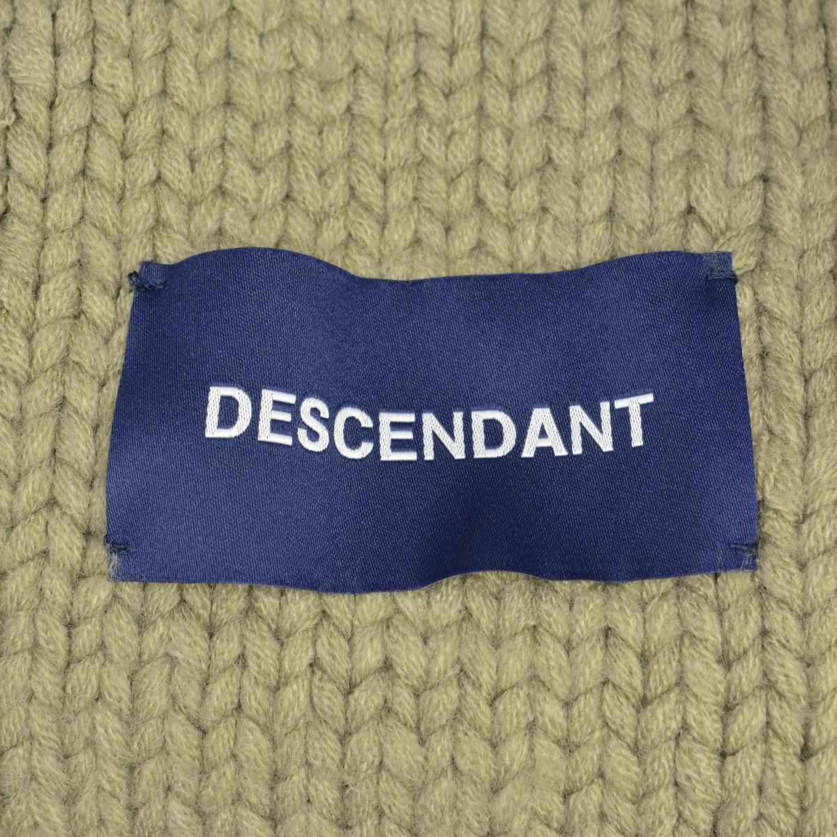 DESCENDANT】22AW 222MADS-JKM01 SPYHOP COWICHAN SWEATERカウチン 