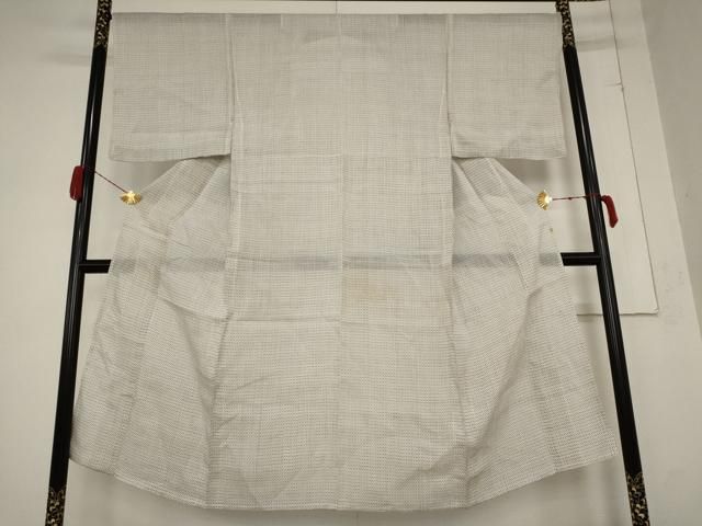 平和屋着物*夏物 男性 上布 絣柄 麻 AABB0561st