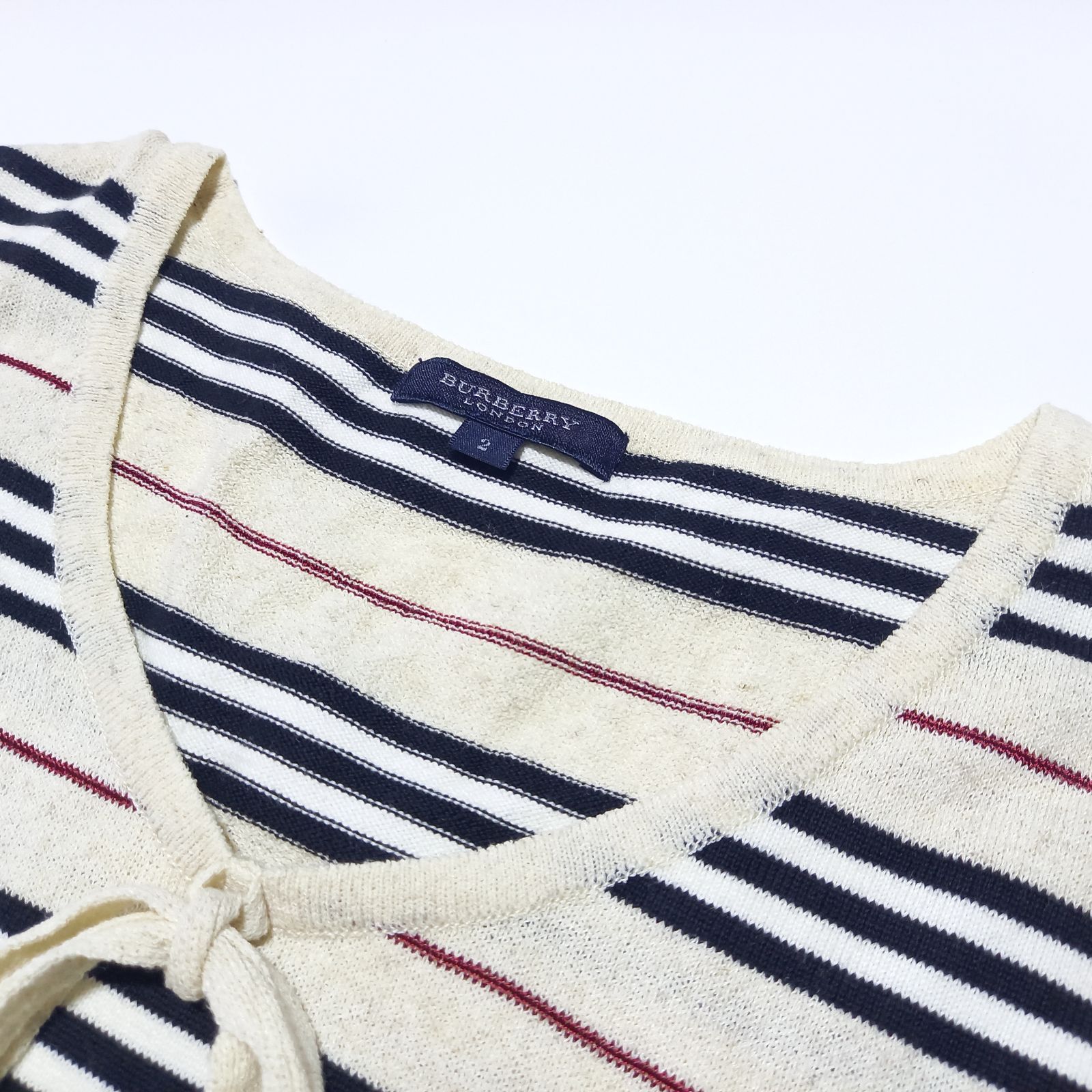 Burberry 二重　半袖 BURBERRY - バーバリー カットソー サイズ2の通販 by グリ's