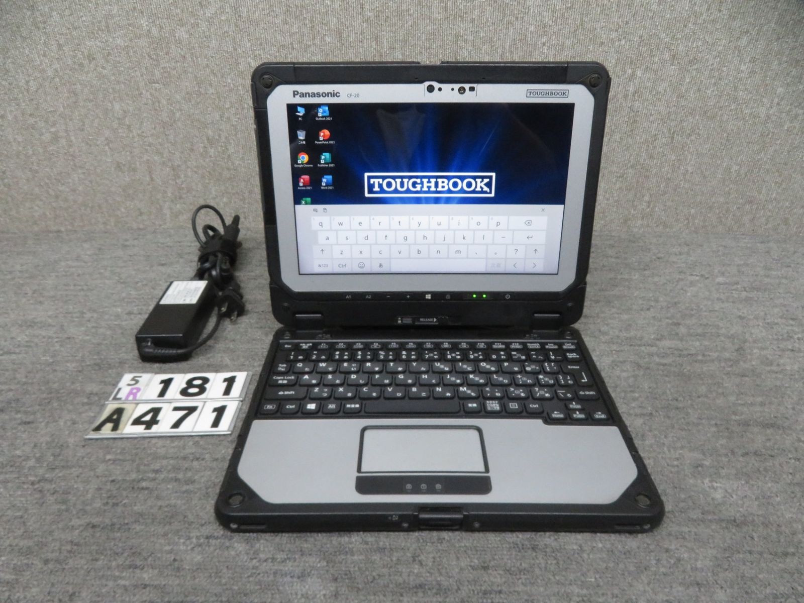 業務・現場仕事に最適・sim】◇Panasonic TOUGHBOOK CF-20/ 10.1型
