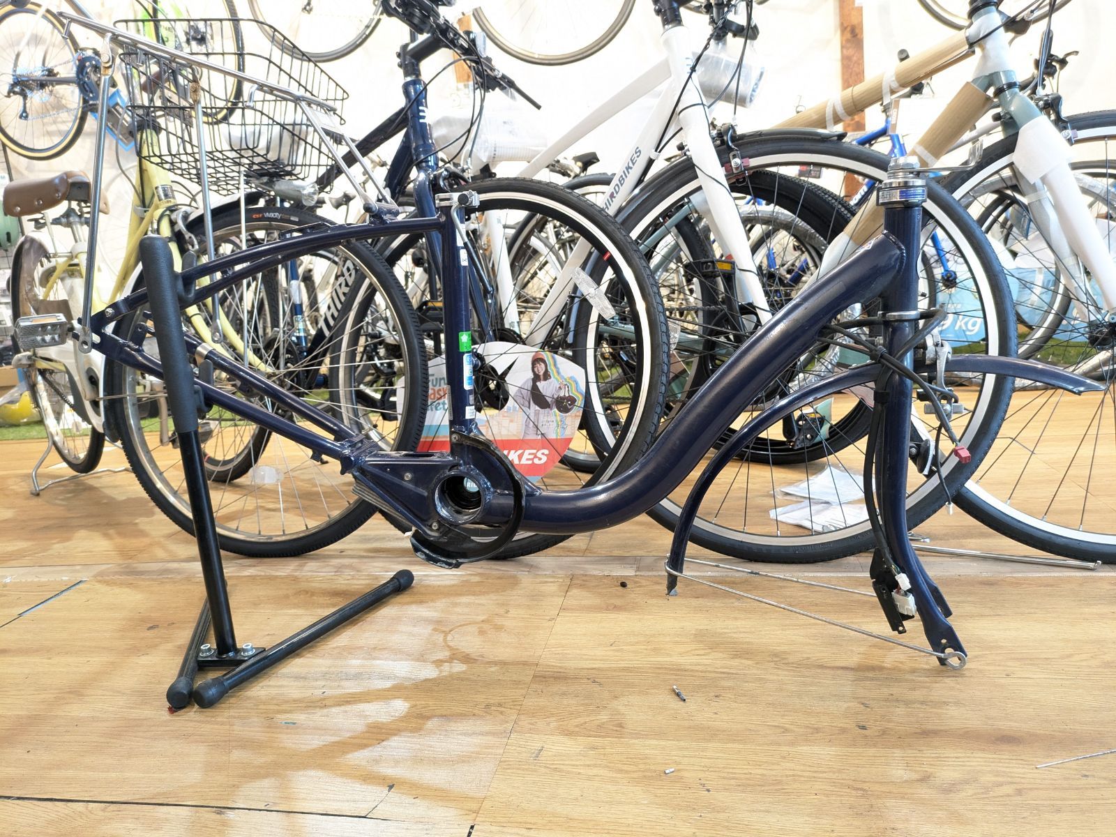 ブリヂストン 電動アシスト自転車 フロンティアDX フレーム 配線 CPU