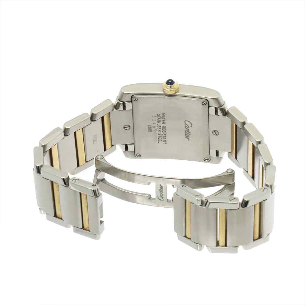 カルティエ Cartier タンクフランセーズMM コンビ W51012Q4 ボーイズ  