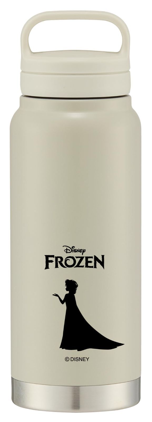 【特価商品】スクリュー式 500ml ディズニー アナと雪の女王 水筒 エルサ シルエット スケーター ステンレス (Skater) 保温 保冷 ハンドル付き マグボトル STSC5