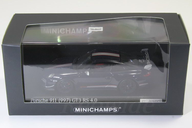 ミニチャンプス 1/43 ポルシェ 911 (997) GT3 RS 4.0 Meeeblau 100台限定