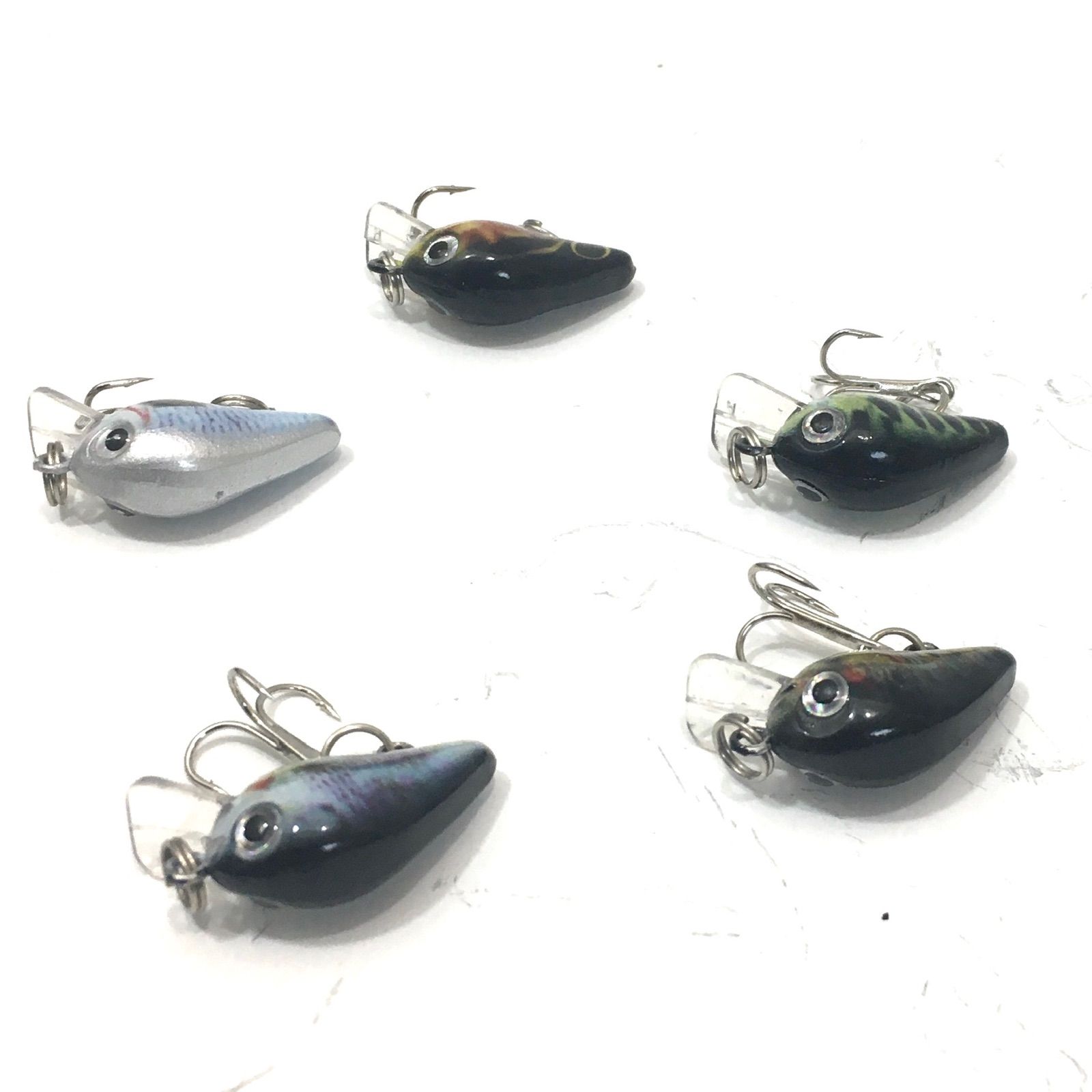 エリアトラウト用 マイクロクランク フローティング 1.7g 5個セット