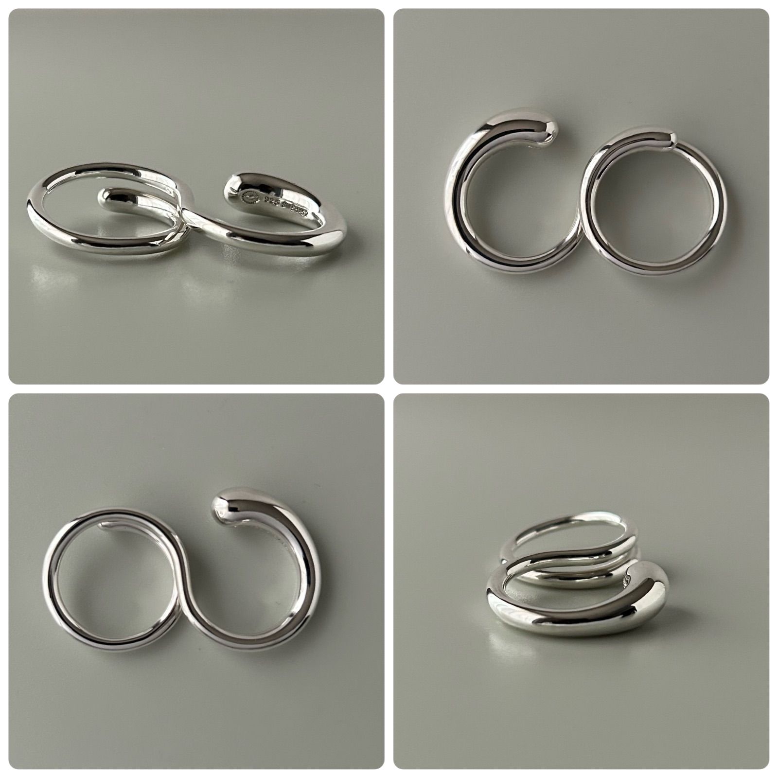 ジョージジェンセン ダブル リング マーシー AG925 Georg Jensen