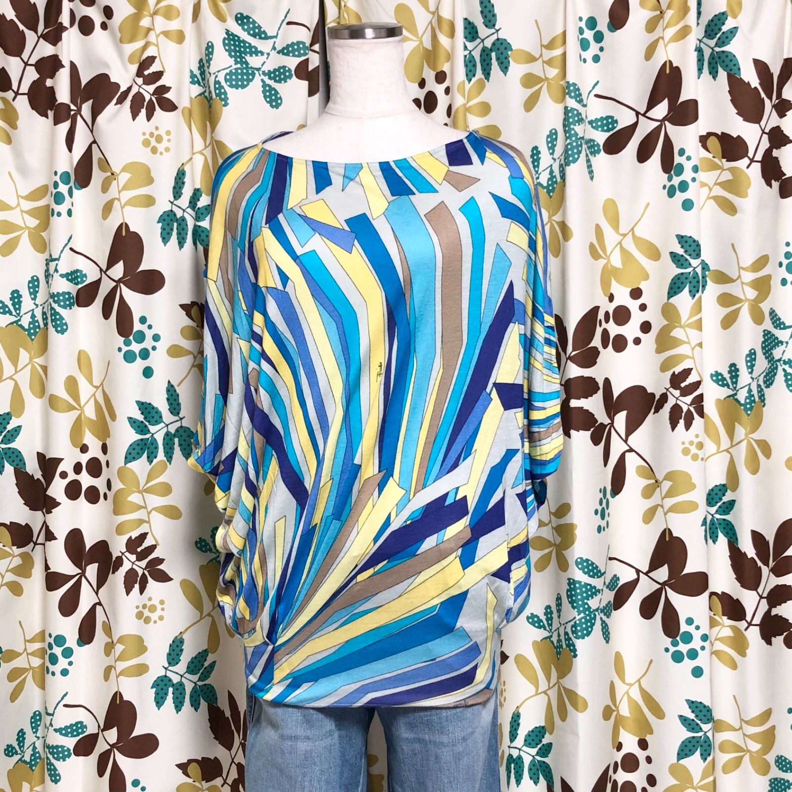 エミリオプッチ　シルク　ドルマン　カットソー エミリオプッチ シルク ドルマン カットソー EMILIOPUCCI