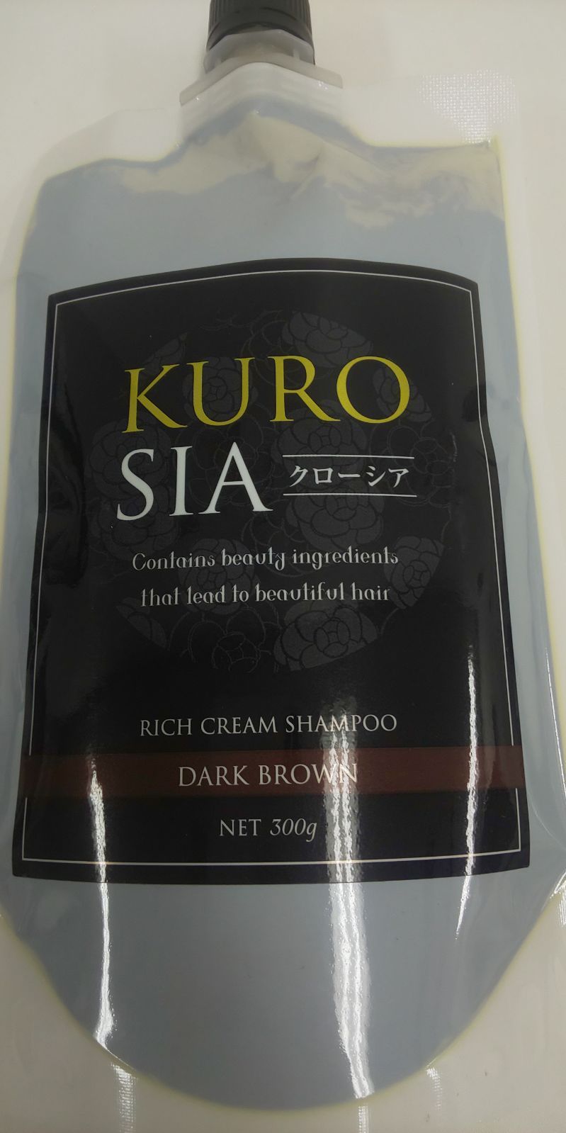 KURO SIA リッチクリームシャンプー ダークブラウン 300g ✕3 Amazon | クローシア クリームシャンプー ＜ダークブラウン