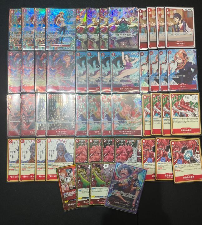 12227:ワンピースカード　リーパラ‼️大会優勝ガチ構築‼️ 赤レイリーデッキ 12227:ワンピースカード リーパラ‼️大会優勝ガチ構築‼️ 赤