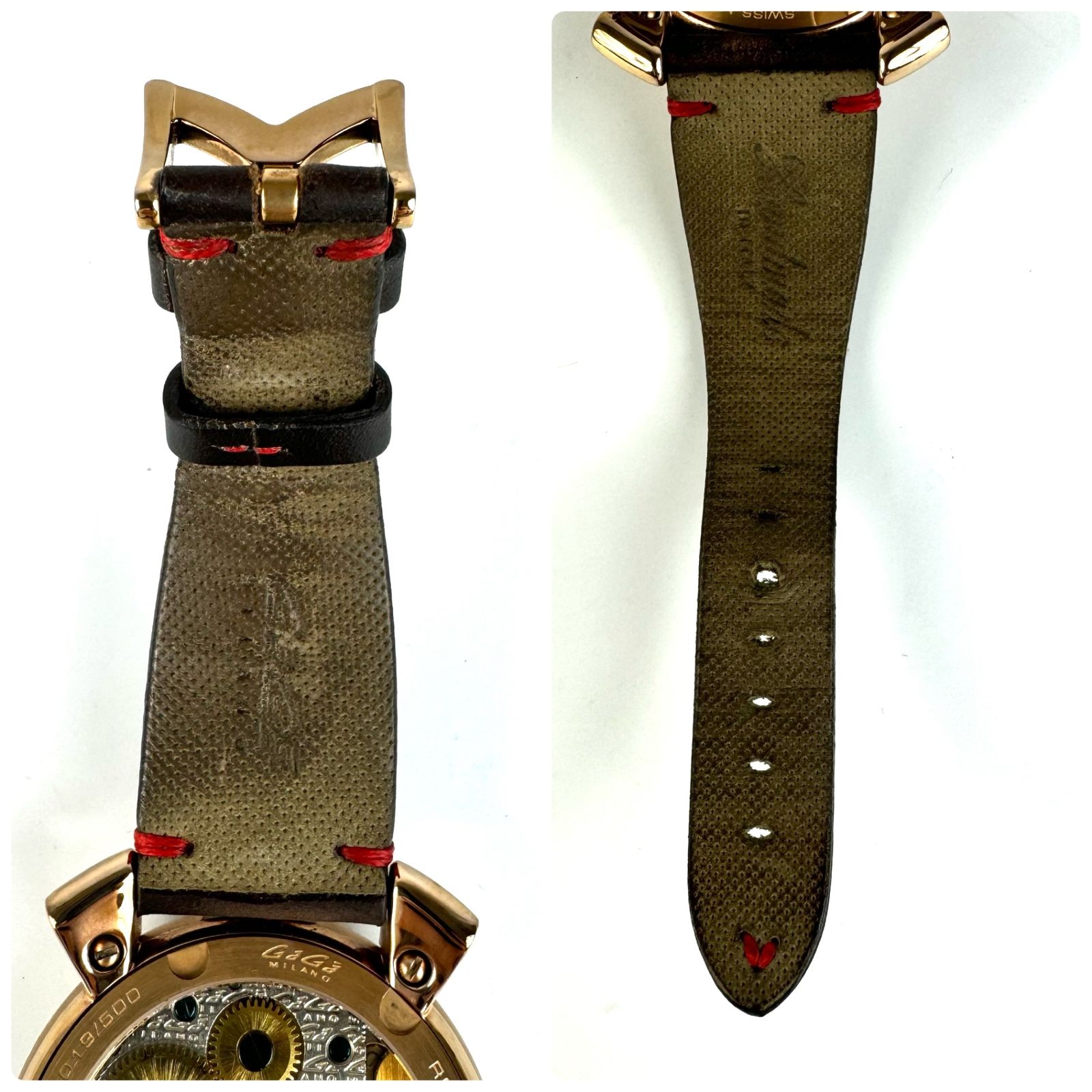 希少品】ガガミラノ GaGa MILANO マニュアーレ48 BIONIC SKULL 5061.03