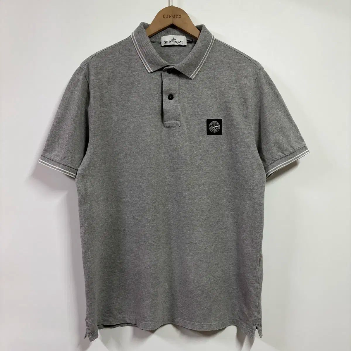 XL STONE ISLAND ストーンアイランド ロゴ パッチ ポロ ポロTシャツ