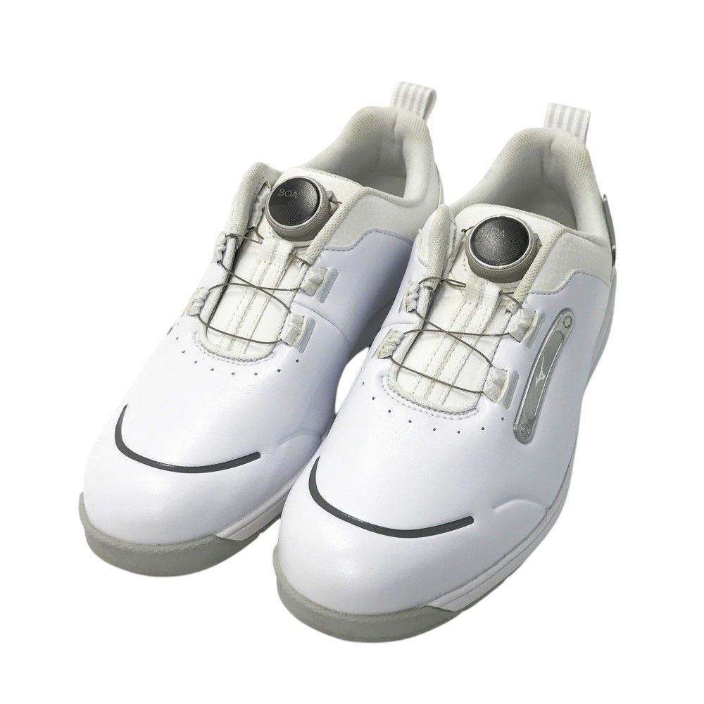 Mizuno ゴルフシューズ 51GW2270 ホワイト　一度のみ着用 Mizuno ゴルフシューズ 51GW2270 ホワイト 一度のみ着用 - メルカリ