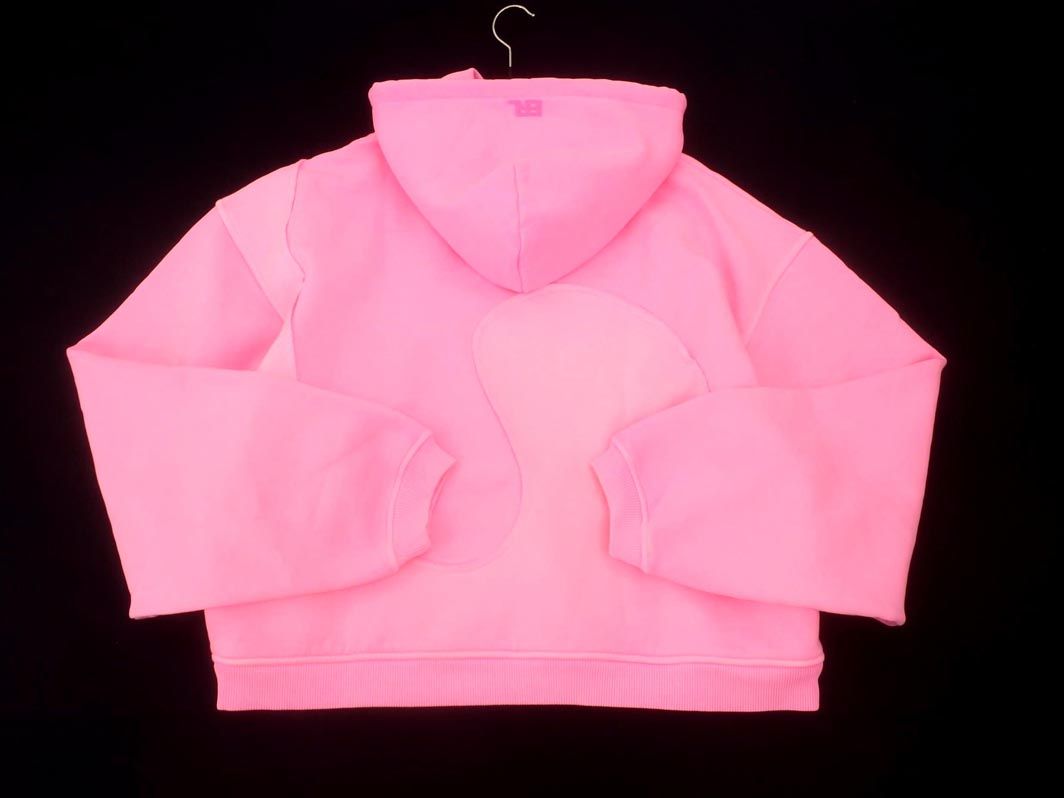 ERL イーアールエル フーディー パーカー ピンク ERL｜HOOD/ZIP-UP (Swirl Fleece Hooded Sweatshirt - Pink (ERL