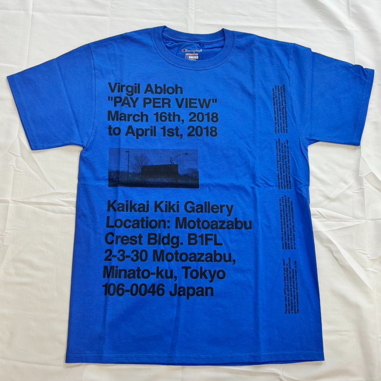 057 Virgil Abloh 村上隆 PAY PER VIEW Off-White Champion tee M 