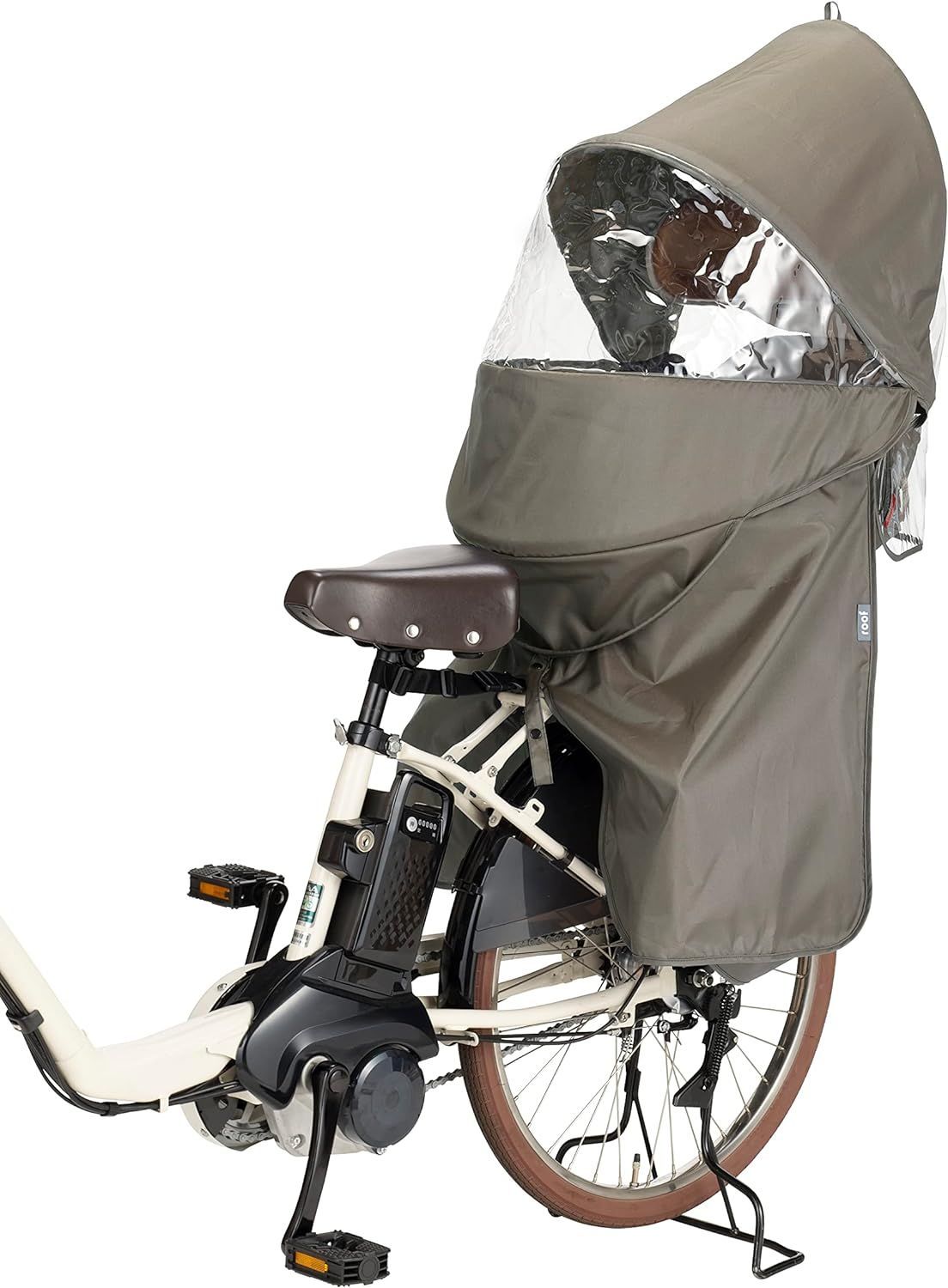【開封済・未使用品】OGK(オージーケー) 自転車 リヤチャイルドシート用 レインカバー RCR-011 roof kids グレージュ A0130 0619ML005 0120240607101035