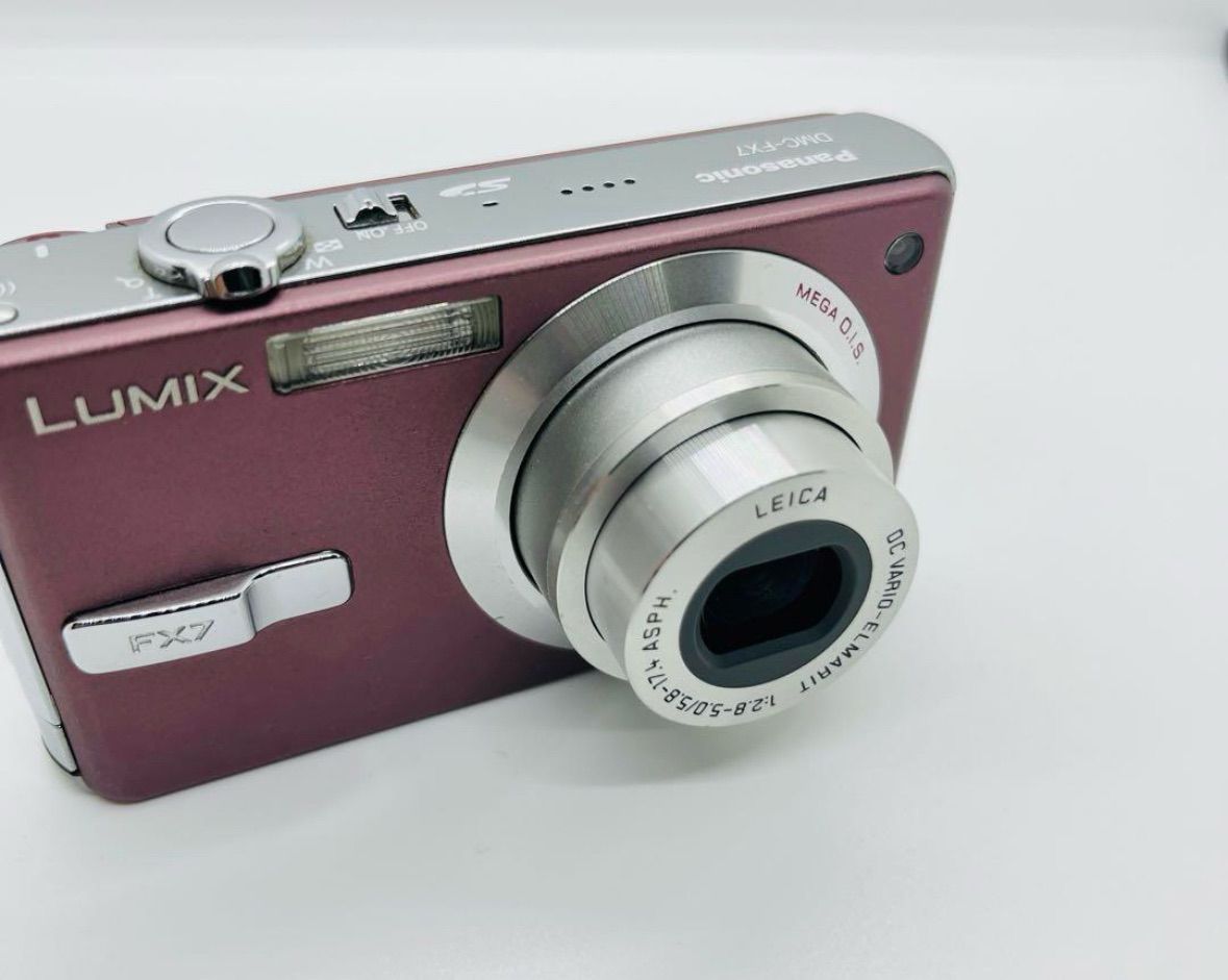 カメラ Panasonic DMC- FX7 デジカメ ピンクブロンズ