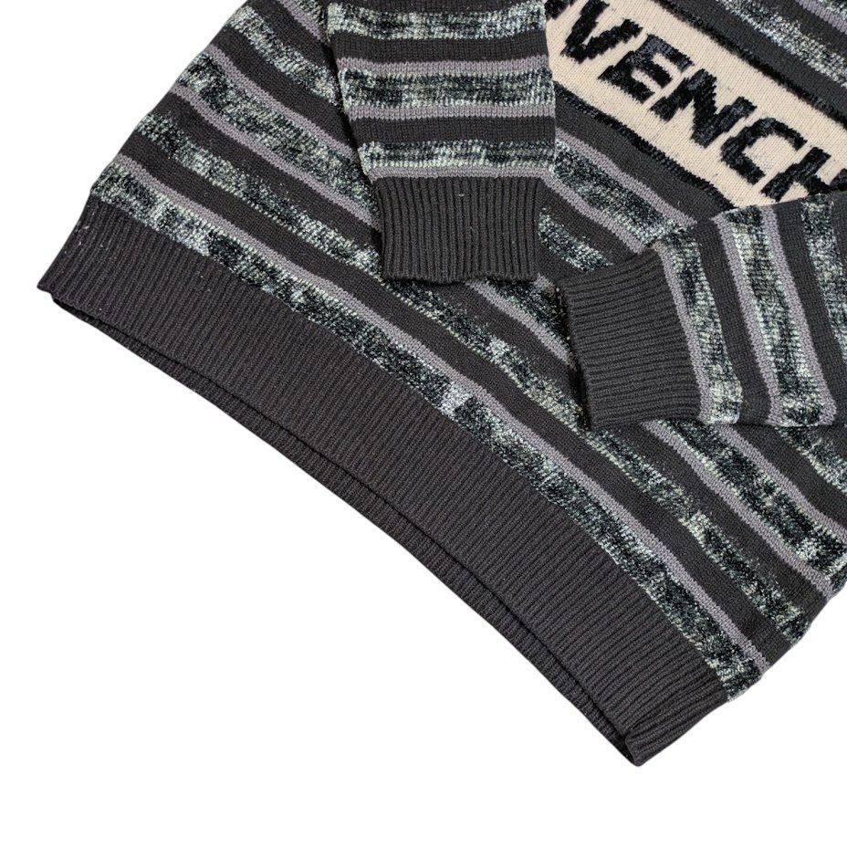 55 GIVENCHY ジバンシー 24SS ロゴ ストライプ バージンウール