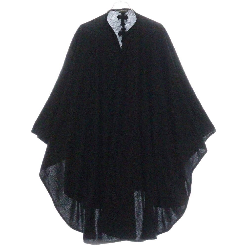 CHROME HEARTS クロムハーツ クロスパッチ付き ケープ マント ブラック
