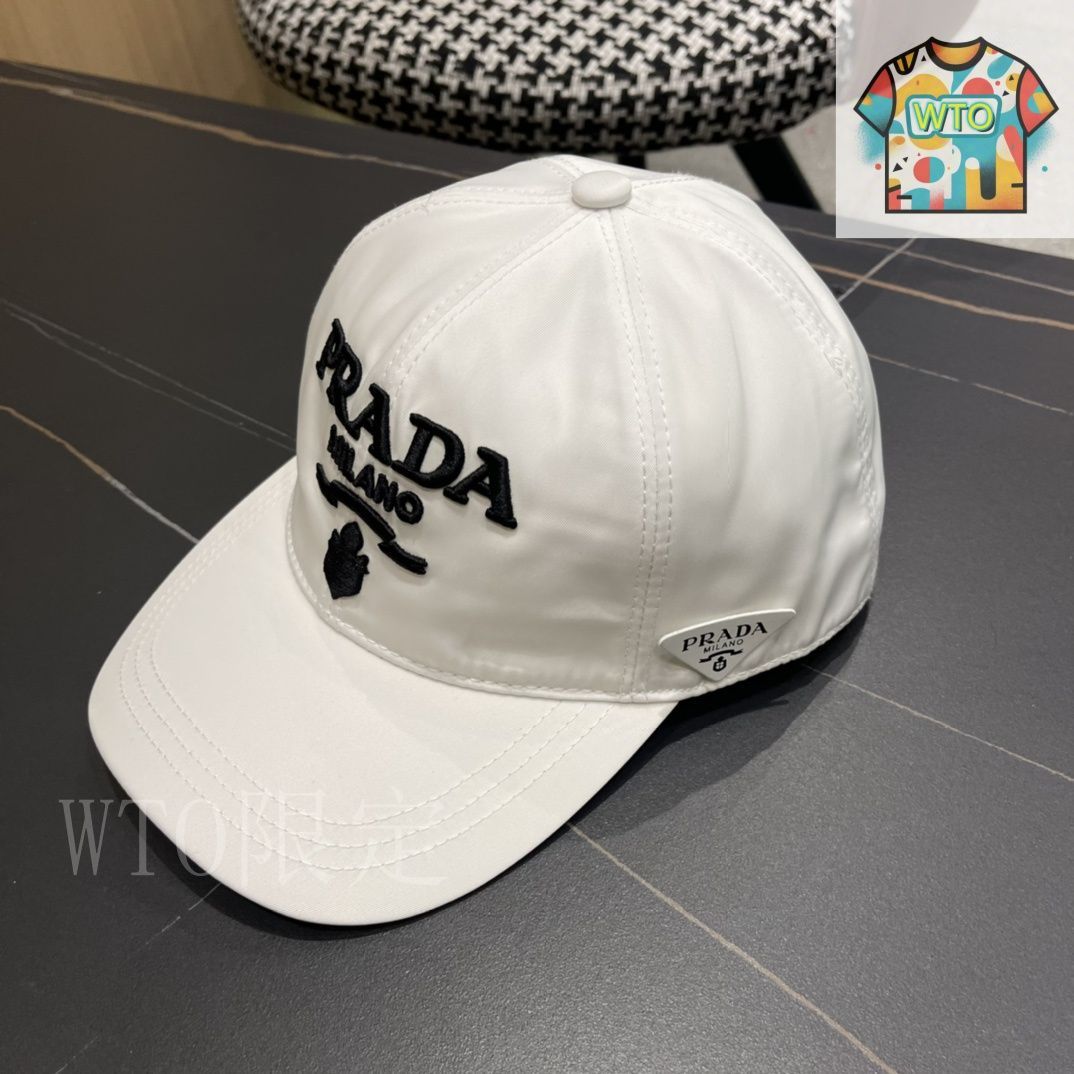 今日特価】PRADA 2024 早春 ベースボールキャップ-3 - メルカリ