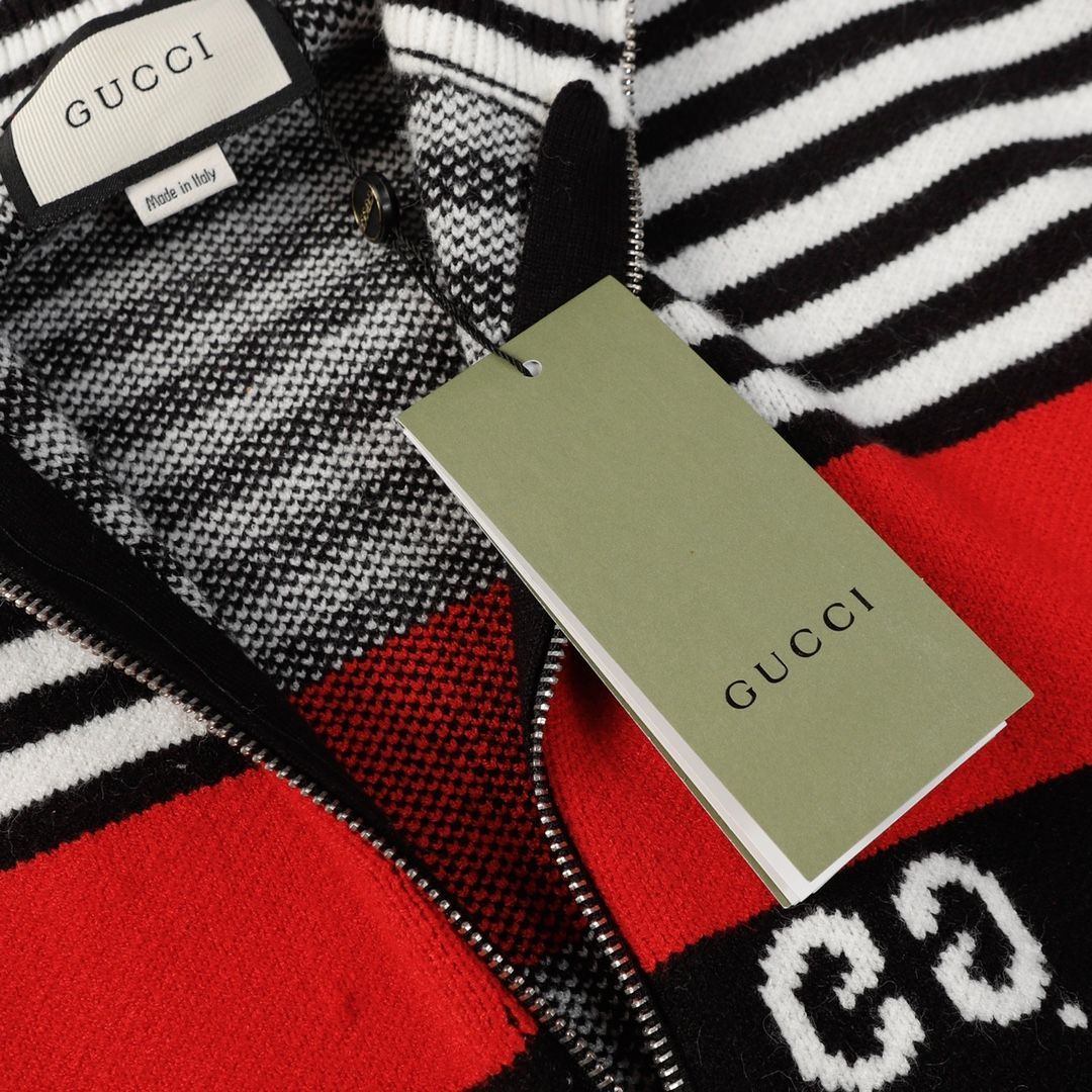 GUCCI ジップアップカーディガン GUCCI - グッチ GUCCI タイガージップアップカーディガン