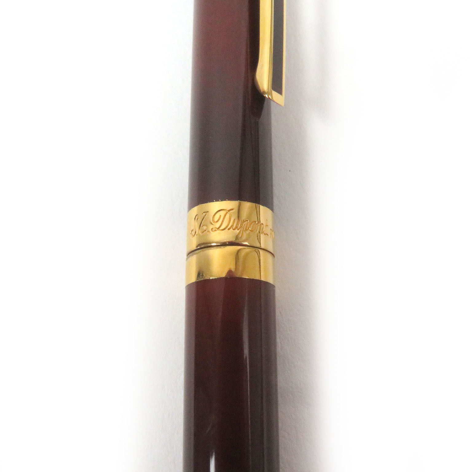 極美品□Dupont デュポン モンパルナス M-2 ツイスト式 マーブル柄