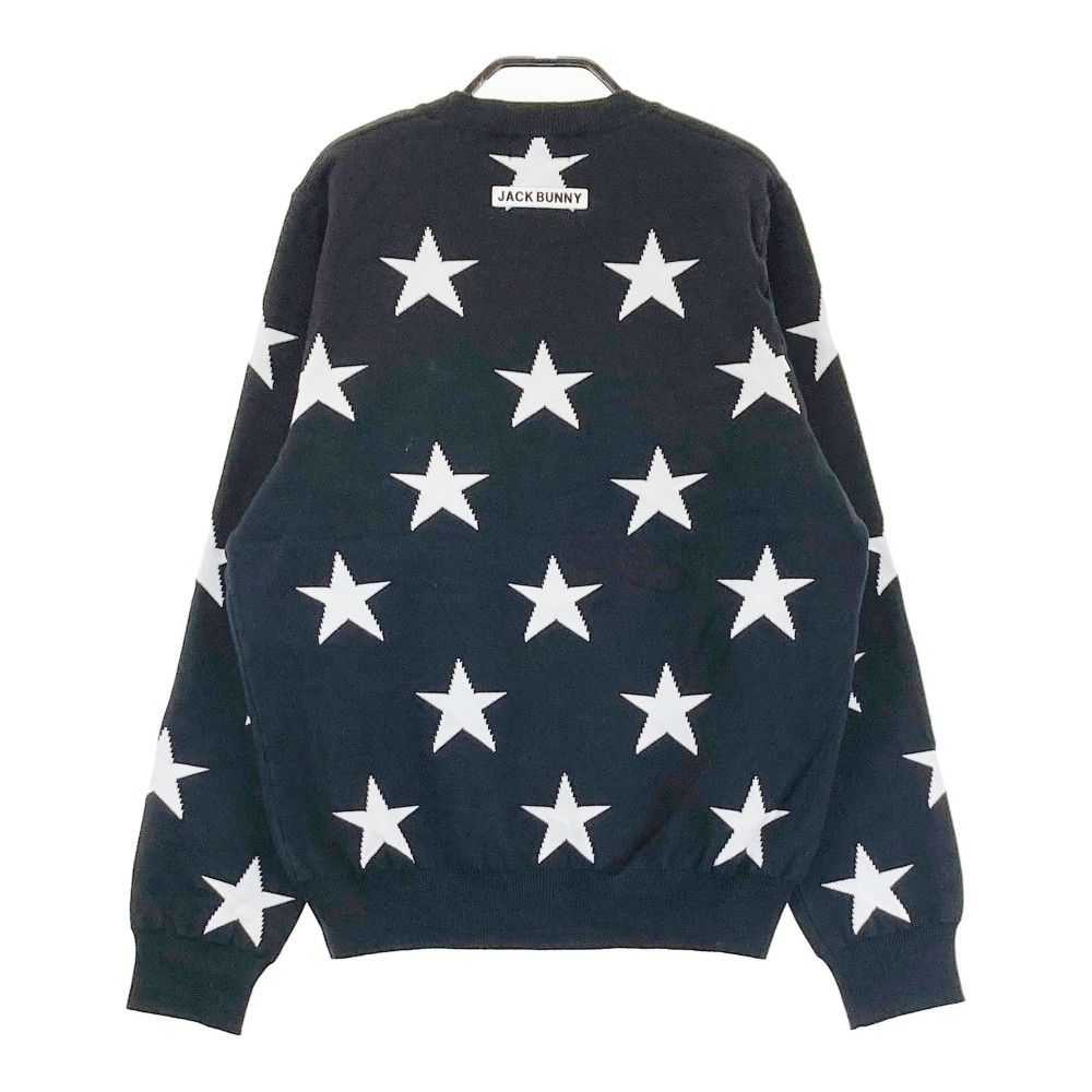 サイズ：2 JACK BUNNY ジャックバニー クルーネック ニットセーター 星