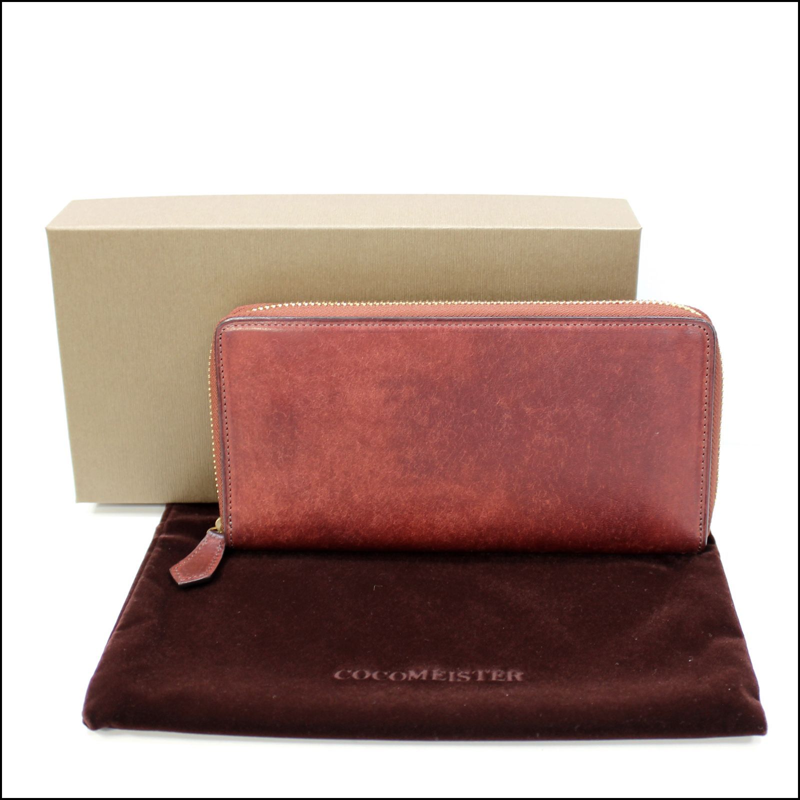 新同品】COCOMEISTER GOLD MINING ラウンドジップ 長財布 レザー