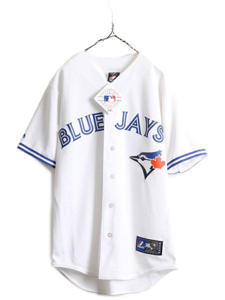 新品 未使用 MLB Majestic ブルージェイズ ベースボール シャツ S お得なクーポン配布中!】 新品 未使用 MLB Majestic ブルー