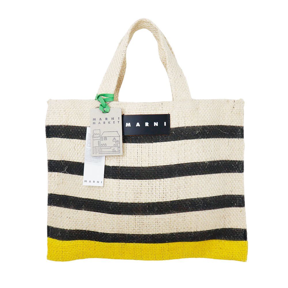 新品・残1】MARNI フラワーカフェ ピクニックバッグ ミニ イエロー 黄