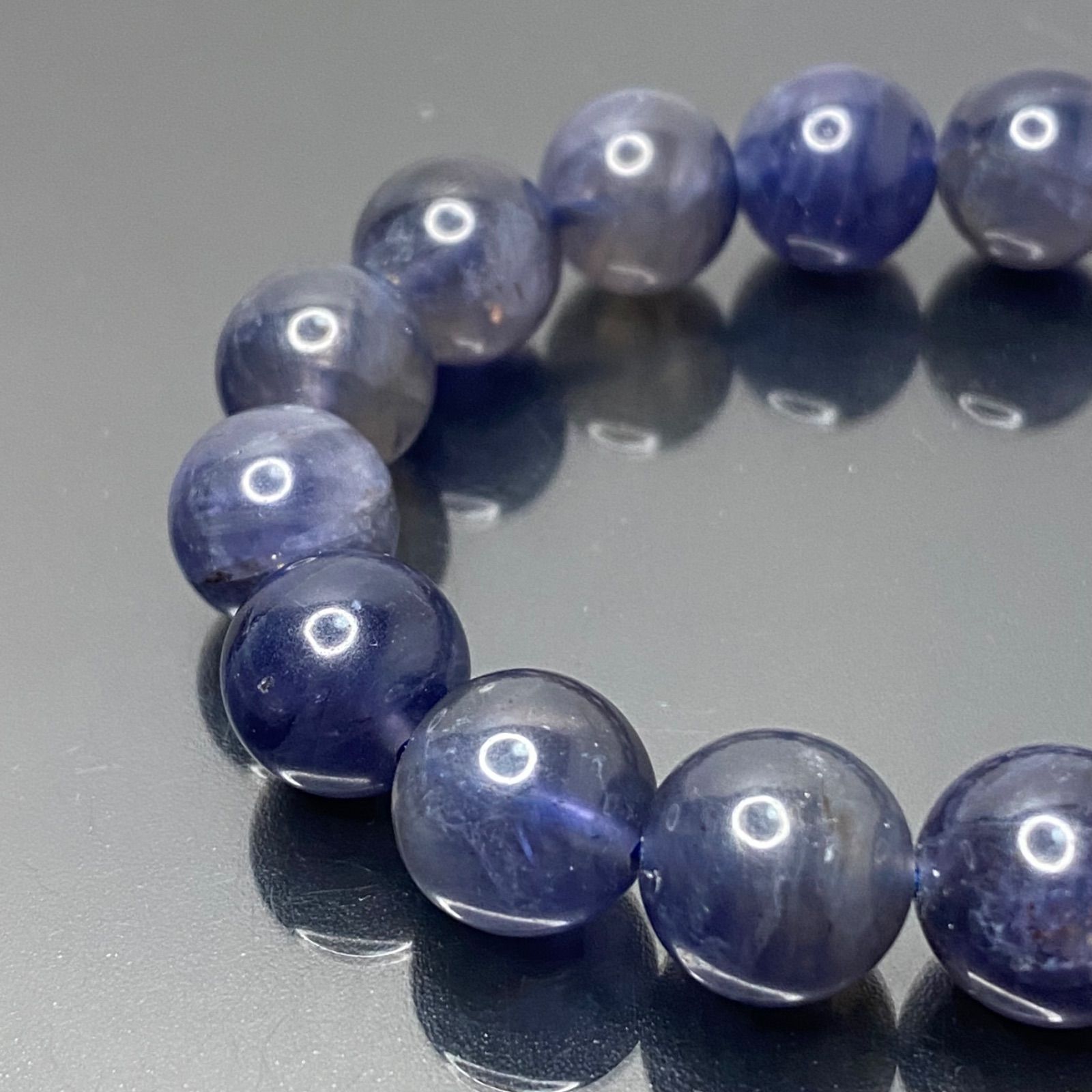 A1961 アイオライト 天然石 パワーストーン ブレスレット - メルカリ 