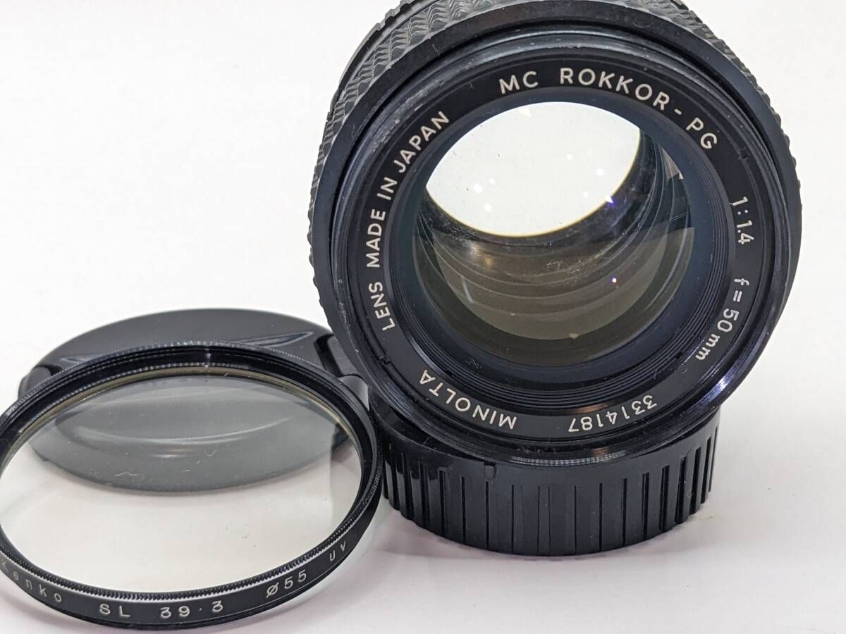 ■美品■ミノルタ MINOLTA MC ROKKOR-PG 58mm F1.2 SRマウント #8684 極上品☆初期保証 Minolta MC Rokkor PG 50mm F⁄1.4 Minolta 50mm f1.4