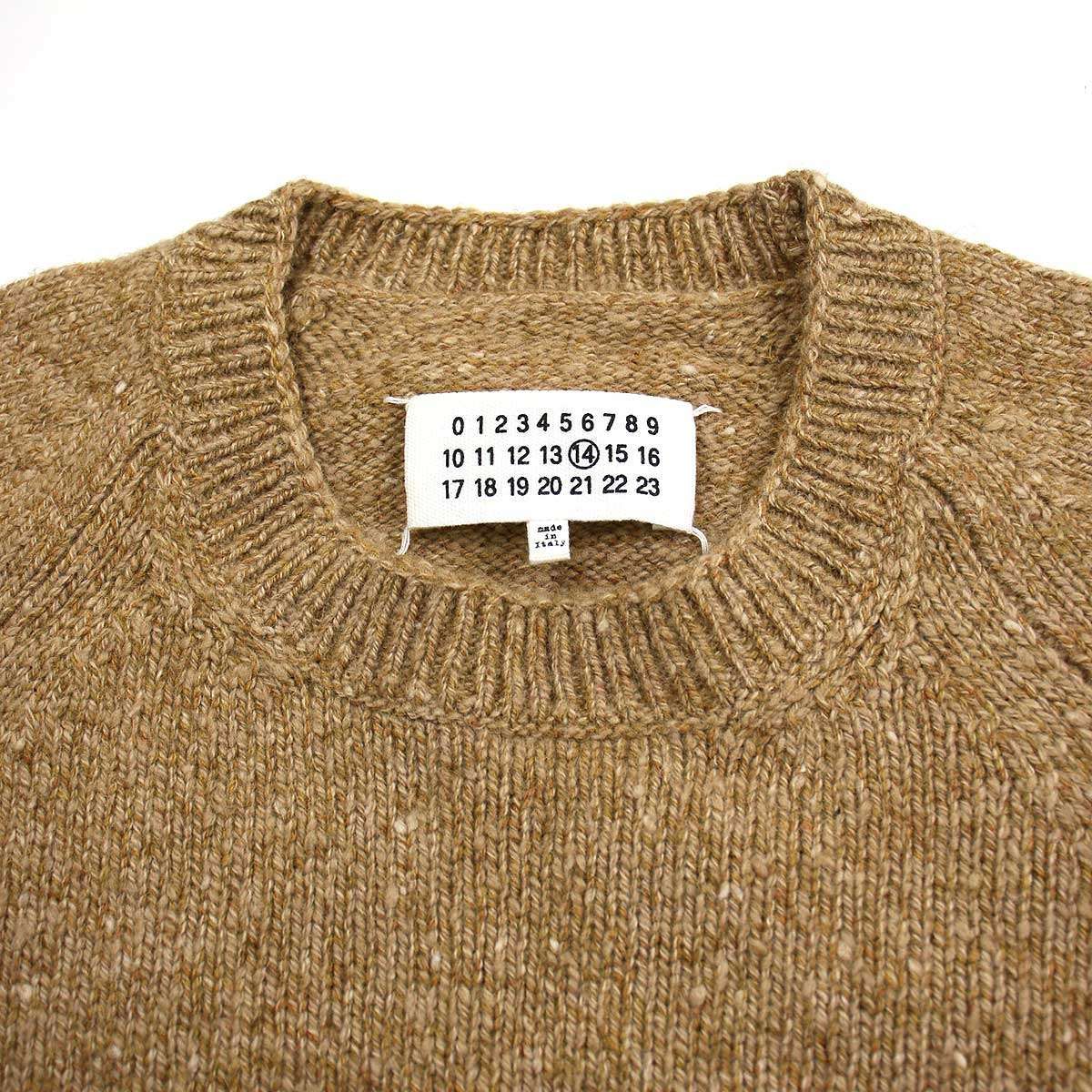 メゾンマルジェラ　ニット　セーター MAISON MARGIELA(メゾンマルジェラ) 15AW COLOR BLOCK CABLE KNIT