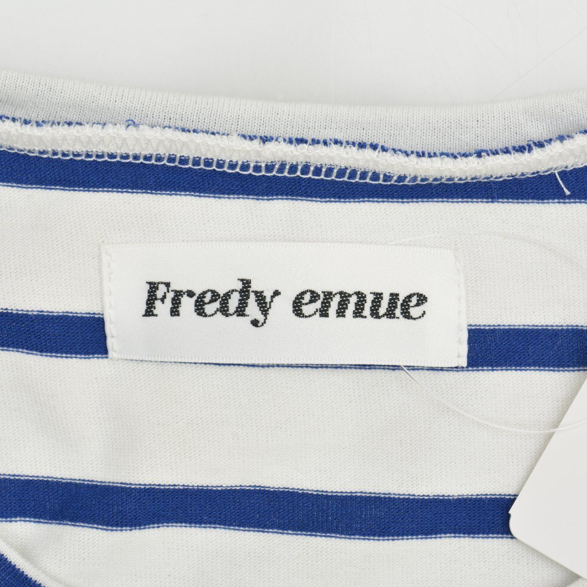 【fredyemue】23SS 3-0021-3-27-001 ドッキング半袖ワンピース