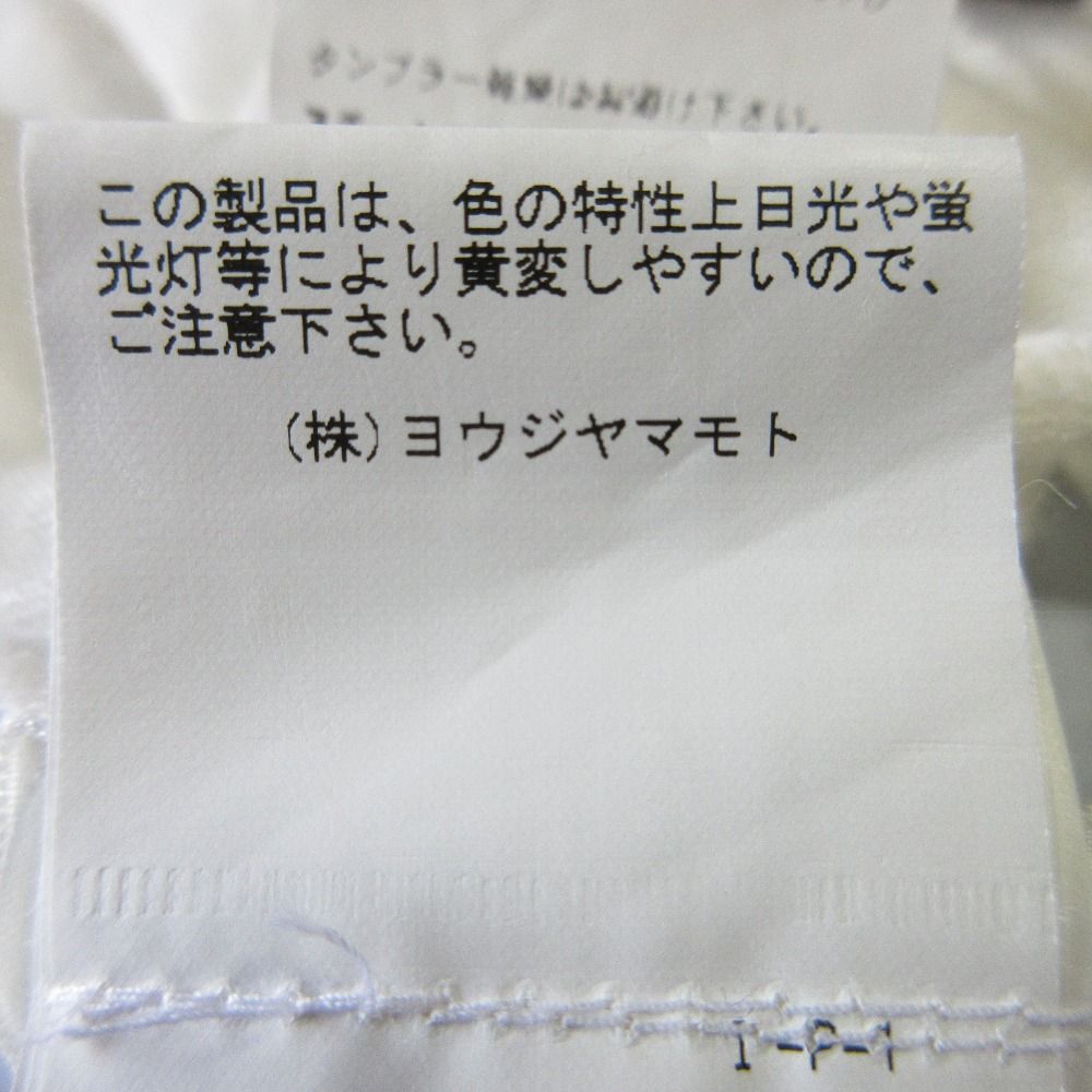 良品 YOHJI YAMAMOTO ヨウジヤマモト アルパカブレンド プリント ノースリーブ シアー ニット カットソー チュニック 2 ホワイト レディース 古着 中古 良品 YOHJI YAMAMOTO ヨウジヤマモト アルパカブレンド プリント