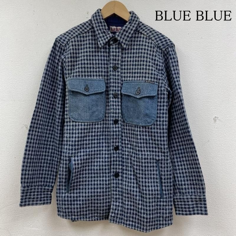 ハリウッドランチマーケットBLUE BLUE BOYS 象チェック柄長袖シャツ ハリウッドランチマーケットBLUE BLUE BOYS 象チェック柄長袖シャツ
