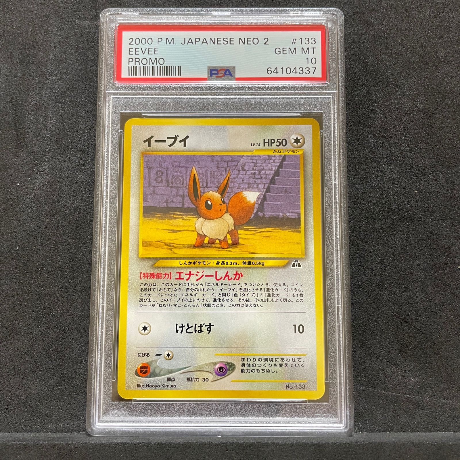 PSA10 ポケモンカード イーブイ プレミアムファイル neo2 E327-329 www