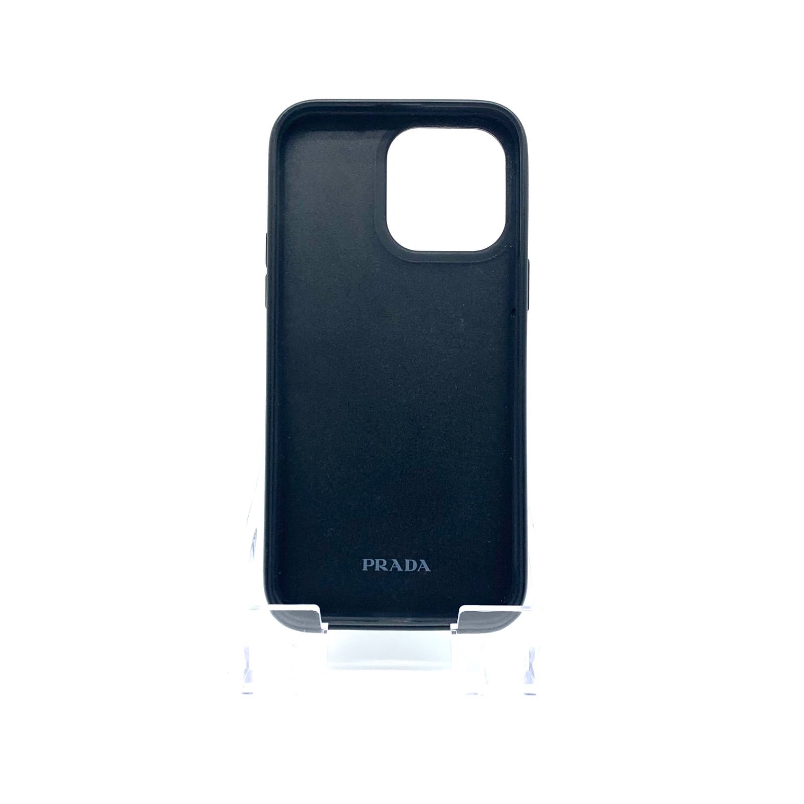 PRADA iPhone14 Pro Max ケース 三角ロゴ シルバー金具