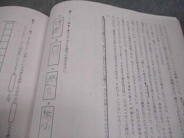 早稲田アカデミー 小6 国語 NN志望校別コース 早稲田の国語 土曜