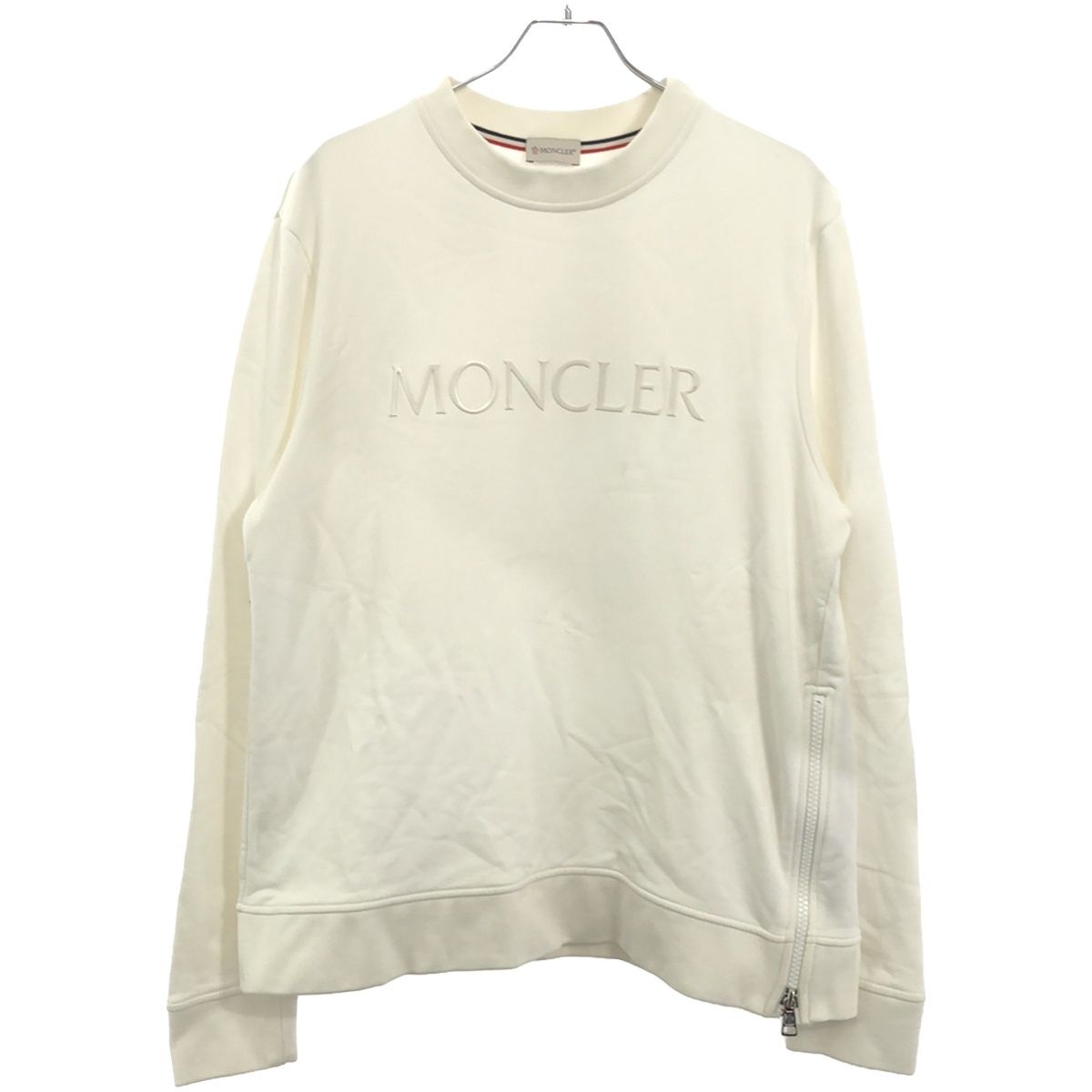 MONCLER モンクレール MAGLIA GIROCOLLO ラバーロゴスウェット 