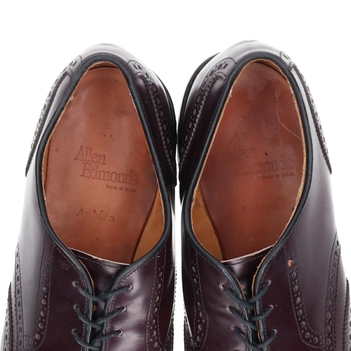 古着 アレンエドモンズ ALLEN EDMONDS Auburn ウイングチップシューズ