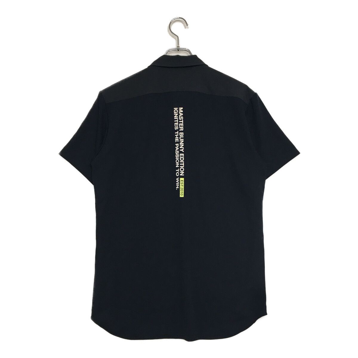 メンズ マスターバニーエディション MASTER BUNNY EDITION 半袖ポロシャツ 5 L 紺 ネイビー ハーフジップ