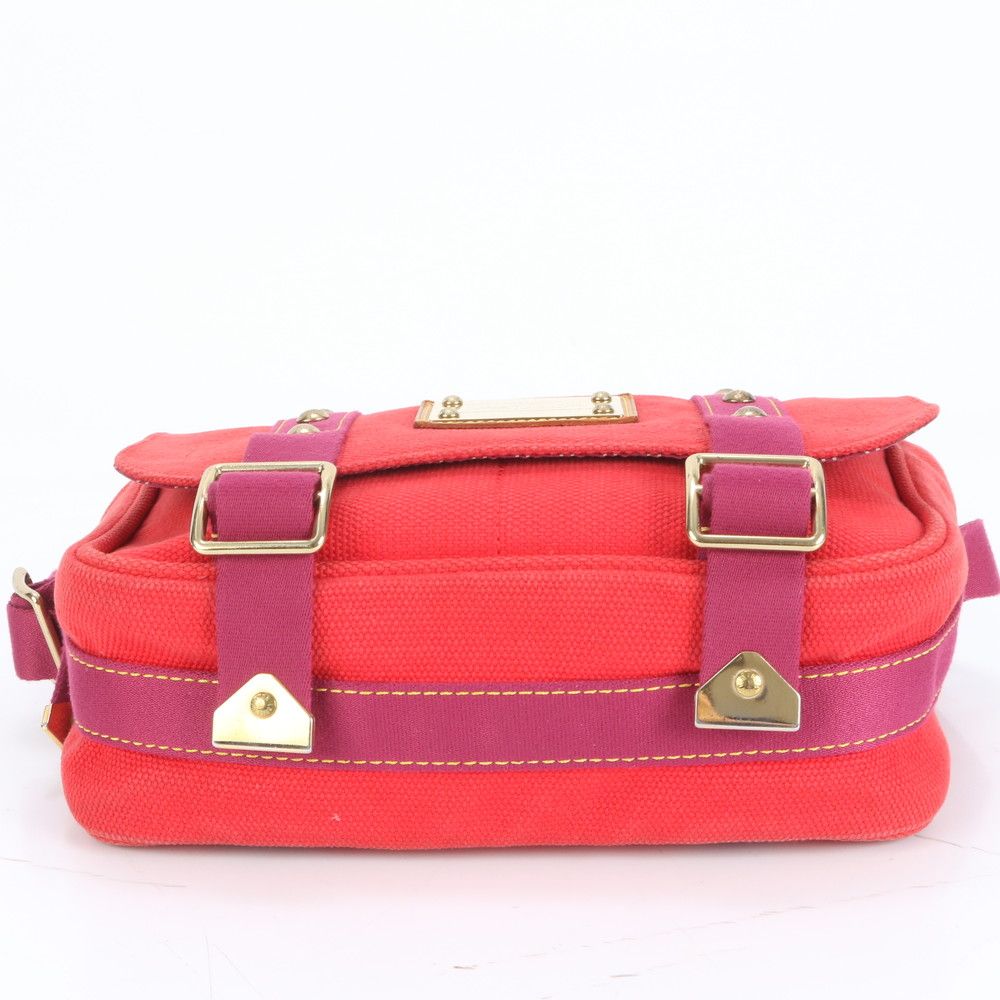 【美品】 VUITTON　ショルダーバック　アンティグア　ブザスPM レザー 極美品 ルイヴィトン アンティグア ブザス PM M40040 レザー