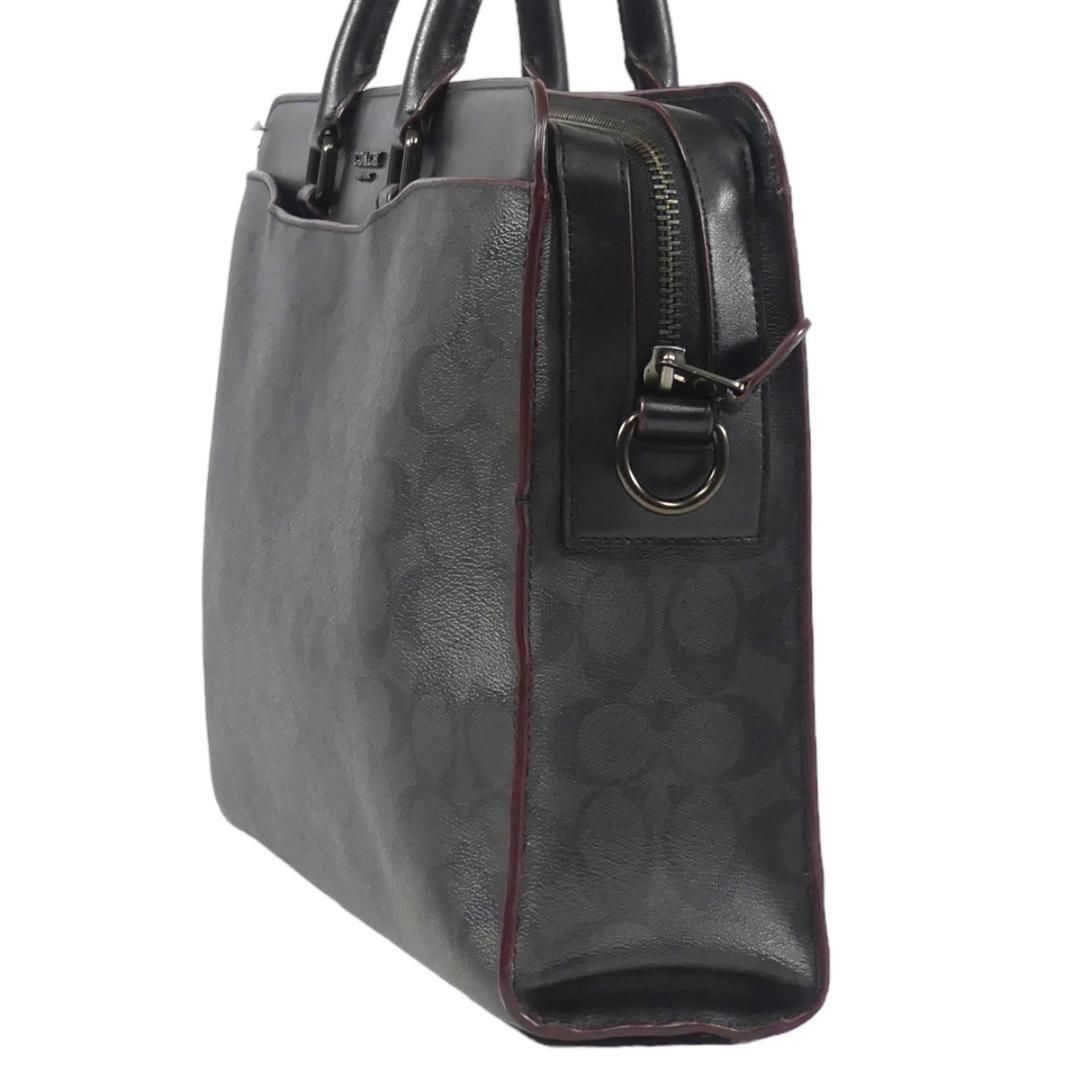 ビジネスバッグ 本革 メンズ COACH コーチ シグネチャー 黒 NR3315 ビジネスバッグ 本革 メンズ COACH コーチ シグネチャー 黒 NR3315