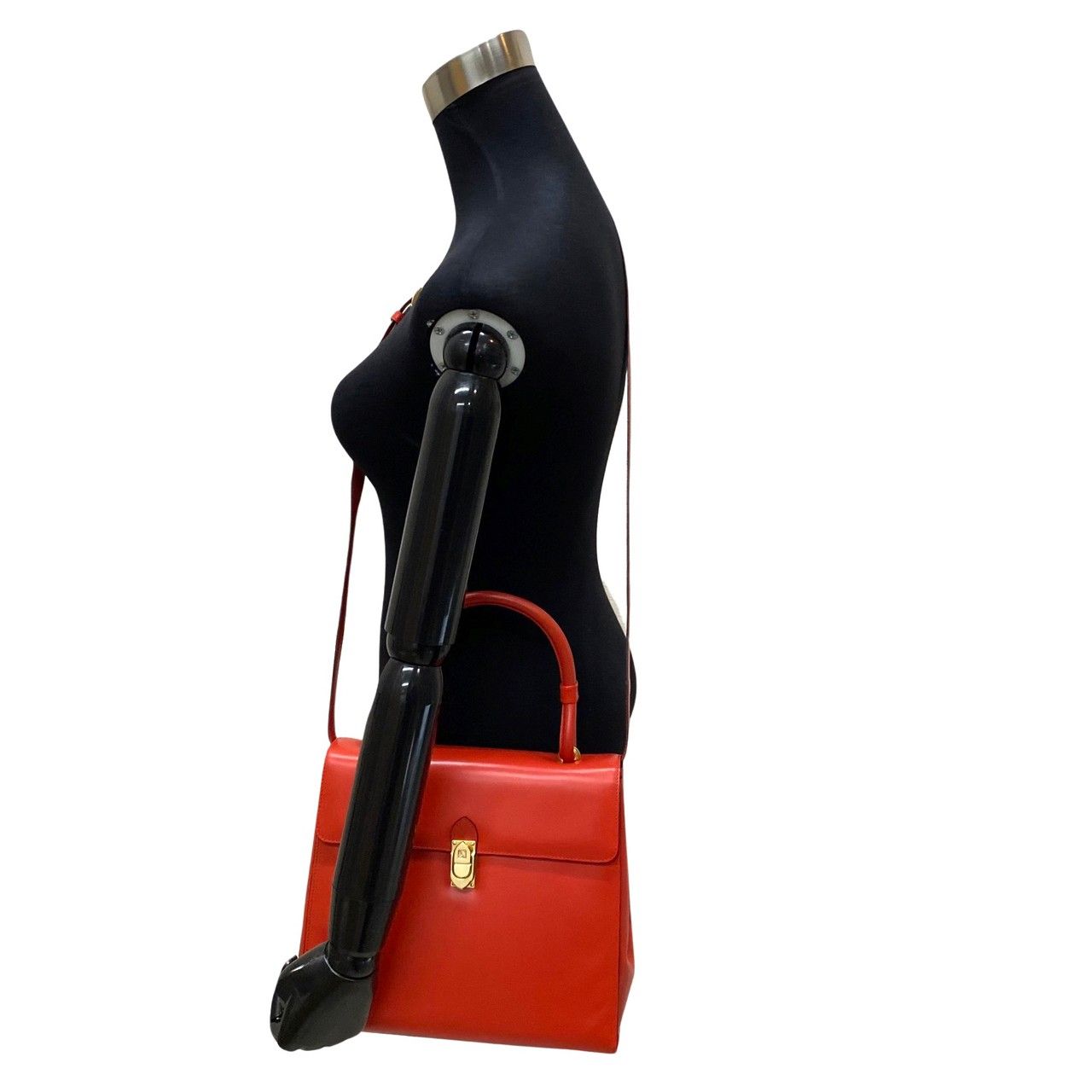 LOEWE ロエベ カーフレザー 本革 ヴィンテージ アナグラム 大容量 LOEWE 極 美品 袋付き ロエベ ヴィンテージ アナグラム ロゴ