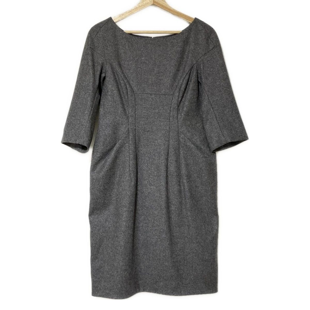 JIL SANDER ワンピース 34 ブラック JIL SANDER NAVY ワンピース 34(XXS位) 紺x黒