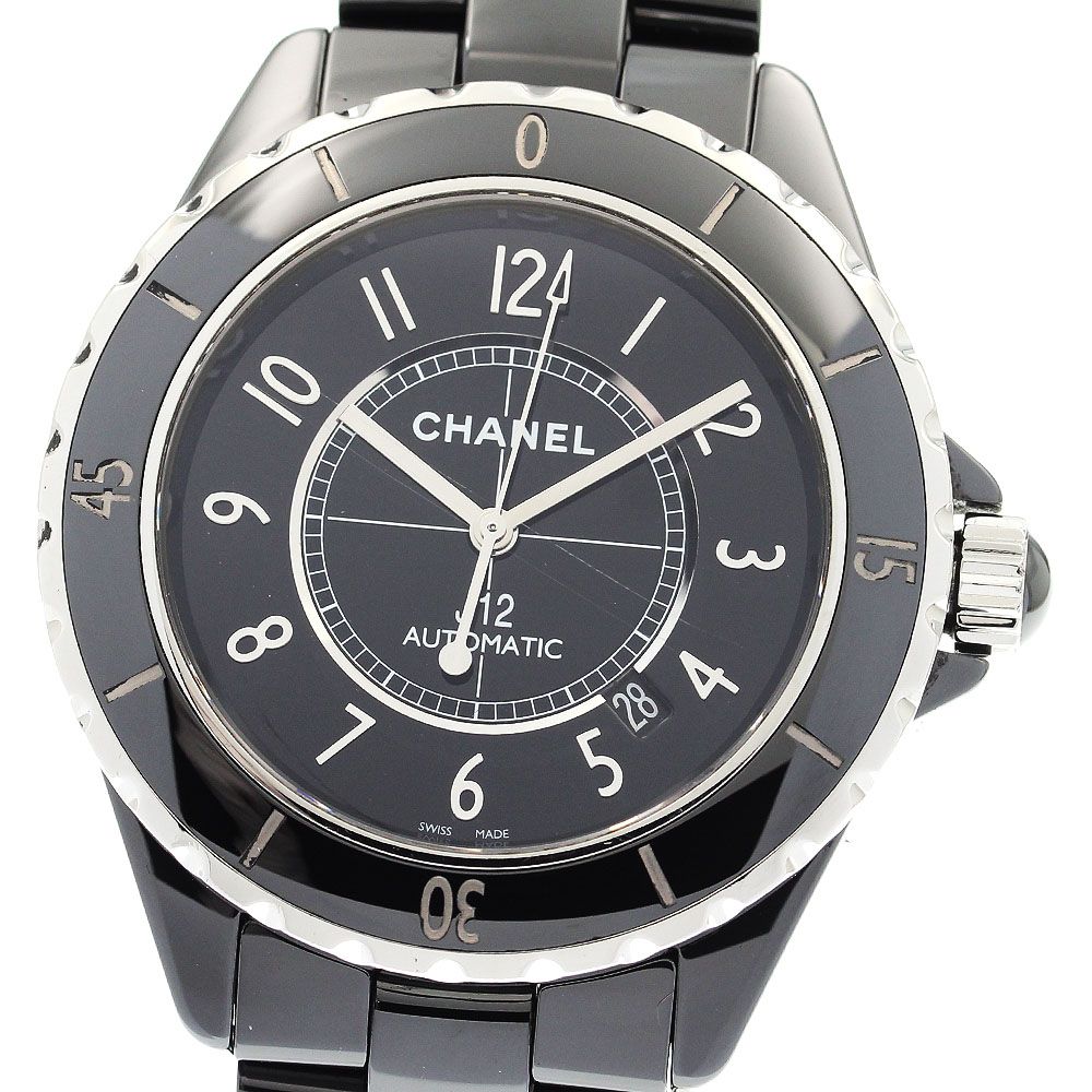 シャネル CHANEL H2980 J12 42MM ブラックセラミック 自動巻き メンズ _914525 シャネル CHANEL H2980 J12 42MM ブラックセラミック 自動巻き メンズ_